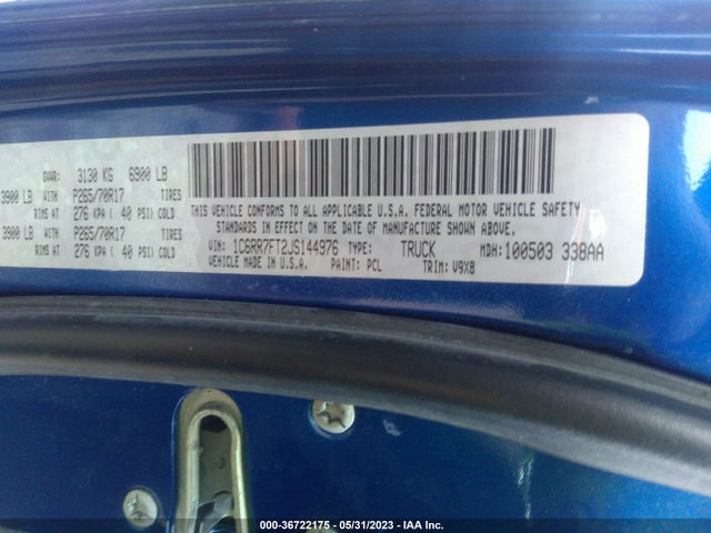 RAM 1500 Express 2018 1C6RR7FT2JS144976 Image 10