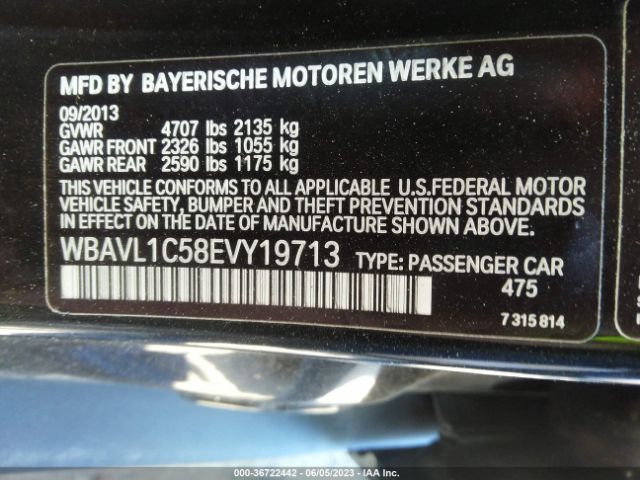 WBAVL1C58EVY19713 BMW X1 Xdrive28i