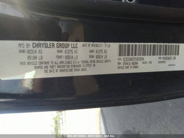 2C3CDXBG7EH323554 Dodge Charger Se