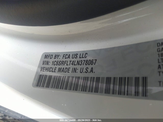 1C6SRFLT4LN378067 RAM 1500 Rebel