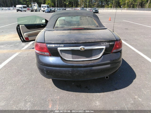Продаж на аукціоні авто 2002 Chrysler Sebring Limited, vin: 1C3EL65R82N201307, номер лоту: 36725136