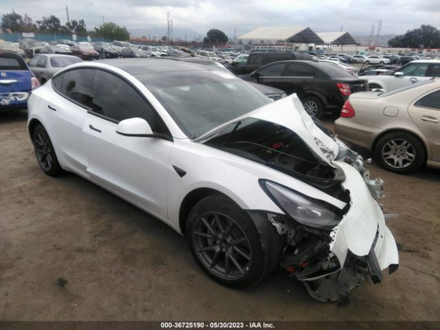 Auction sale of the 2022 Tesla Model 3, vin: 5YJ3E1EA0NF116958, lot number: 36725190