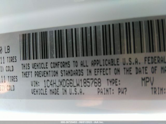 1C4HJXDG6LW185768 Jeep Wrangler Unlimited Willys
