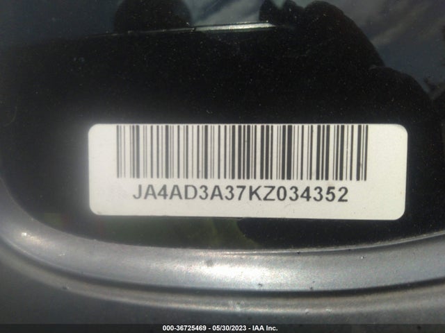 JA4AD3A37KZ034352 Mitsubishi Outlander Se/sel/le