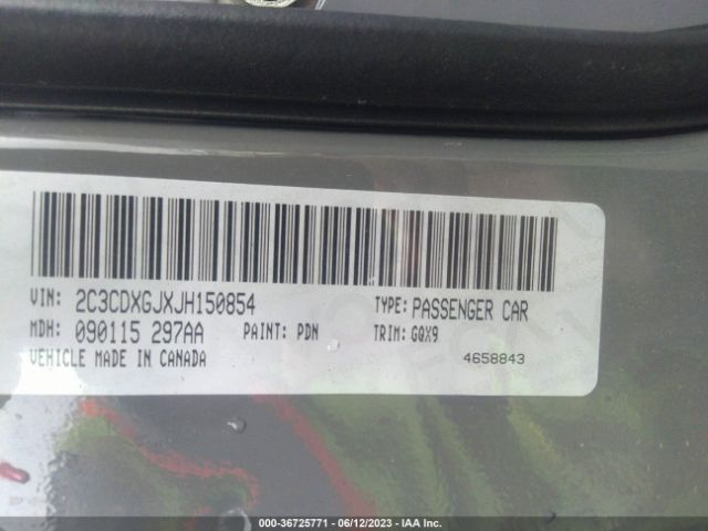 2C3CDXGJXJH150854 Dodge Charger R/t Scat Pack