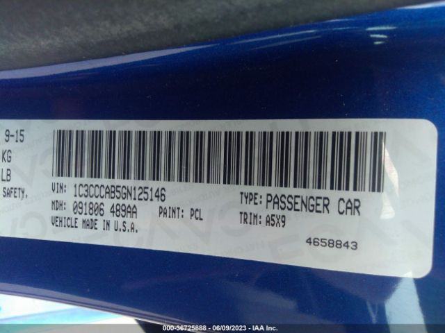 1C3CCCAB5GN125146 Chrysler 200 Limited
