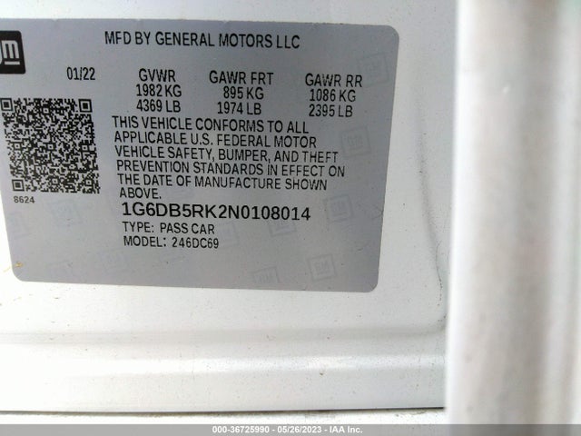 Cadillac Ct4 Premium Luxury 2022 1G6DB5RK2N0108014 Image 11