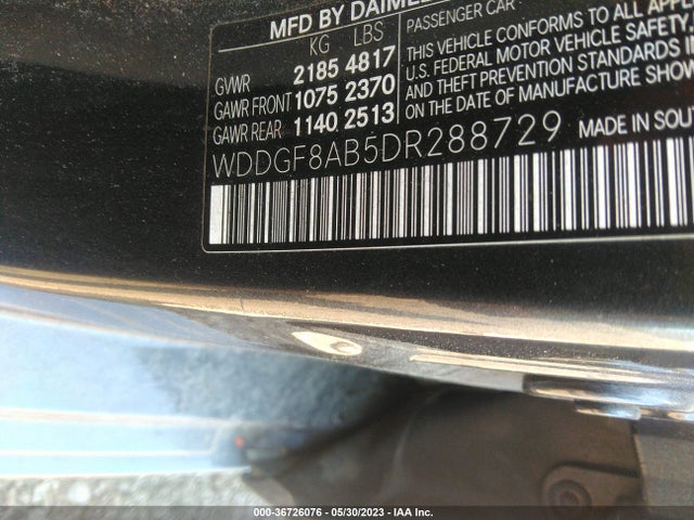 Aukcja sprzedaży 2013 Mercedes-benz C-class C 300, vin: WDDGF8AB5DR288729, numer aukcji: 36726076