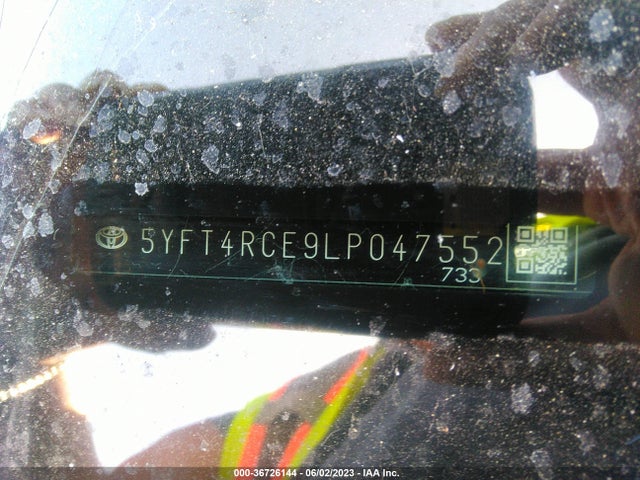 Toyota Corolla Xse 2020 5YFT4RCE9LP047552 Image 9