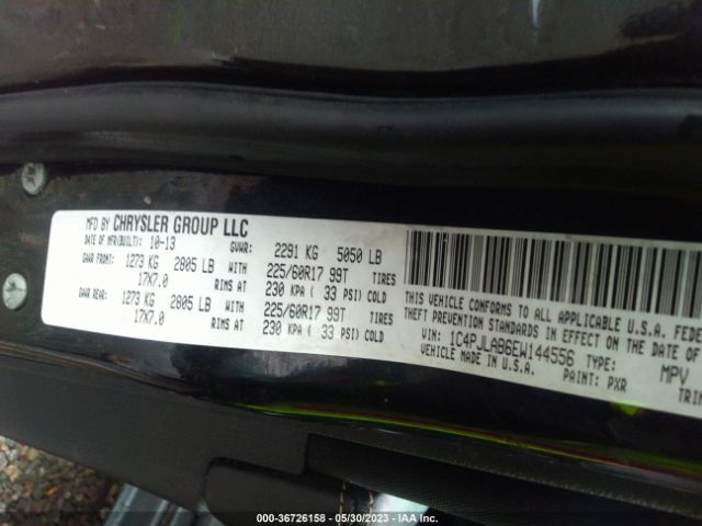 1C4PJLAB6EW144556 Jeep Cherokee Sport