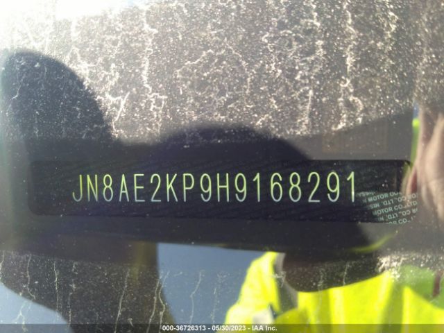 JN8AE2KP9H9168291 Nissan Quest Sv