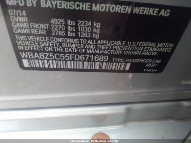 WBA8Z5C55FD671689 BMW 3 Series Gran Turismo 328i Xdrive