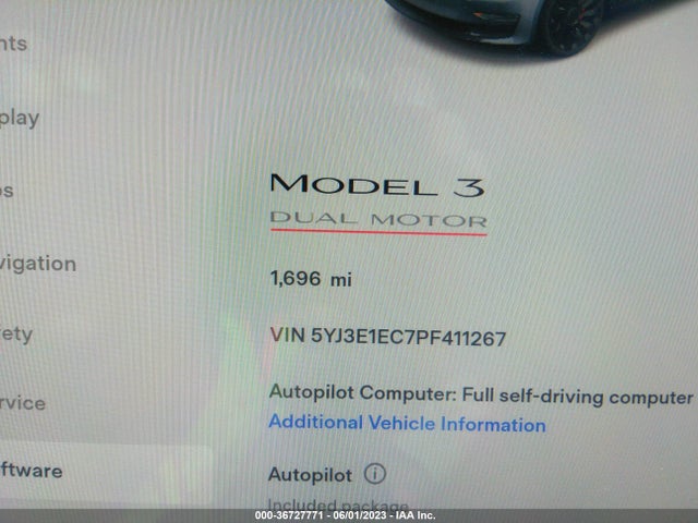 Tesla Model 3 Performance 2023 5YJ3E1EC7PF411267 Image 10