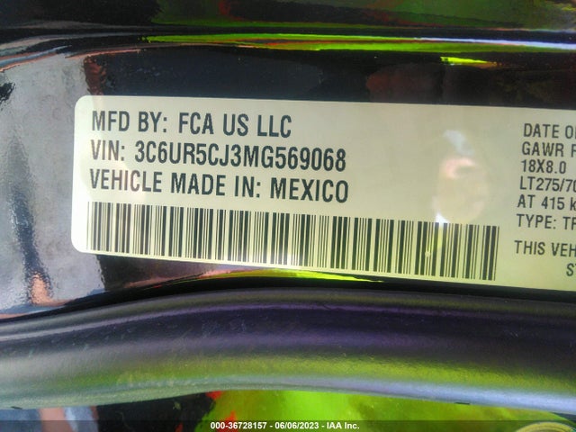 3C6UR5CJ3MG569068 RAM 2500 Tradesman