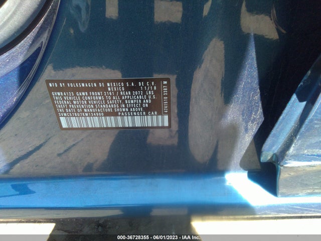 3VWC57BU7KM134900 Volkswagen Jetta S/se/r-line