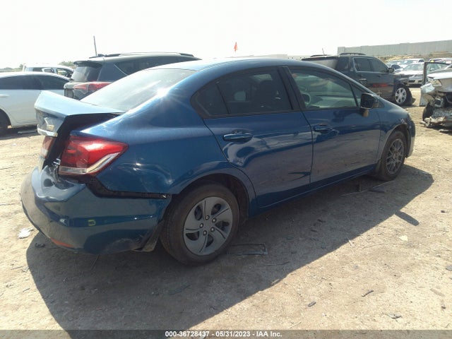 Honda Civic Sedan Lx 2014 19XFB2F57EE086585 Image 4