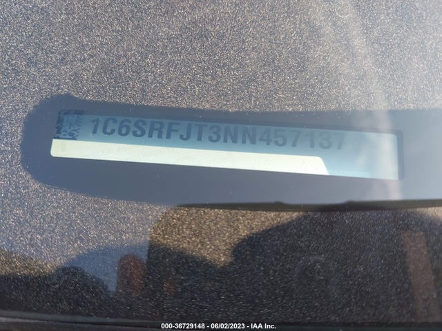 1C6SRFJT3NN457137 RAM 1500 Laramie