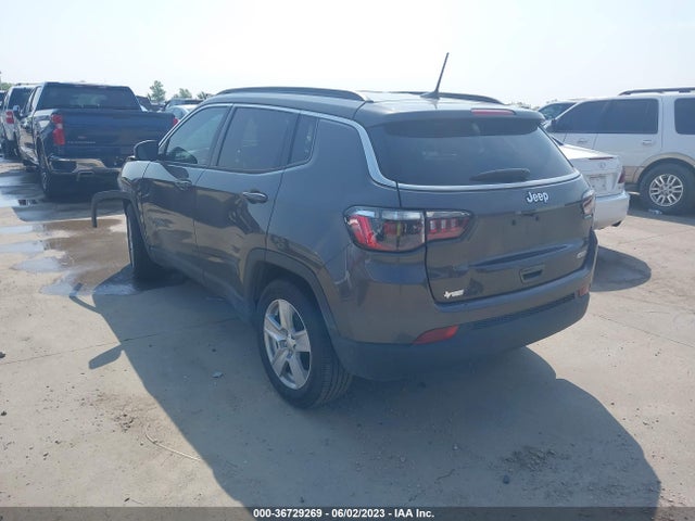 36729269 :رقم المزاد ، 3C4NJCBB0NT202334 vin ، 2022 Jeep Compass Latitude مزاد بيع