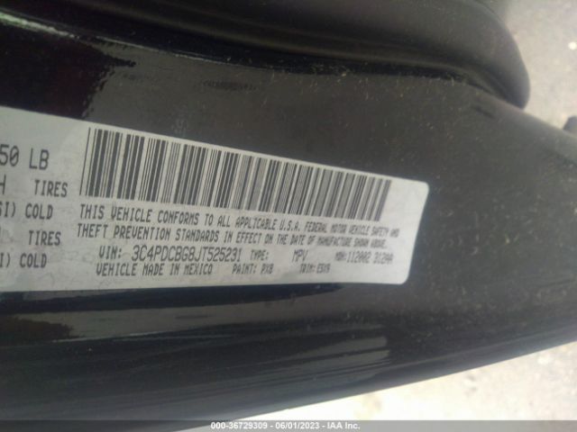 3C4PDCBG8JT525231 Dodge Journey Sxt