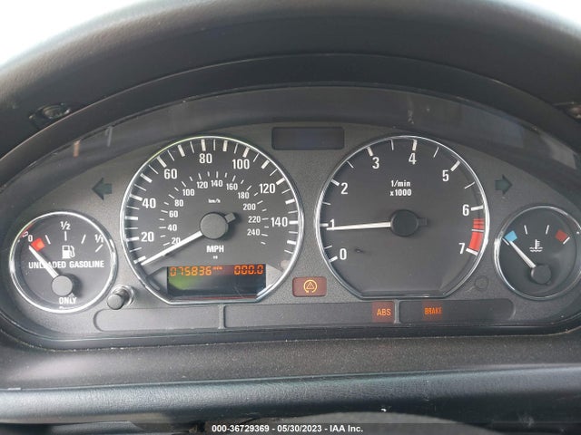 2001 BMW Z3 2.5I VIN: WBACN334X1LM03107
