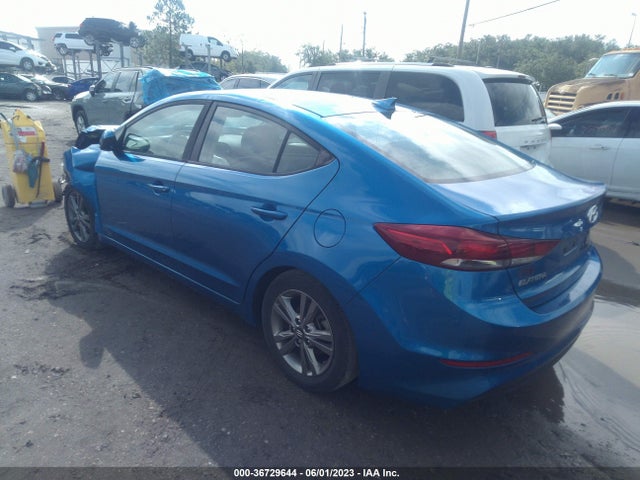2018 HYUNDAI ELANTRA SEL VIN: 5NPD84LF3JH362863