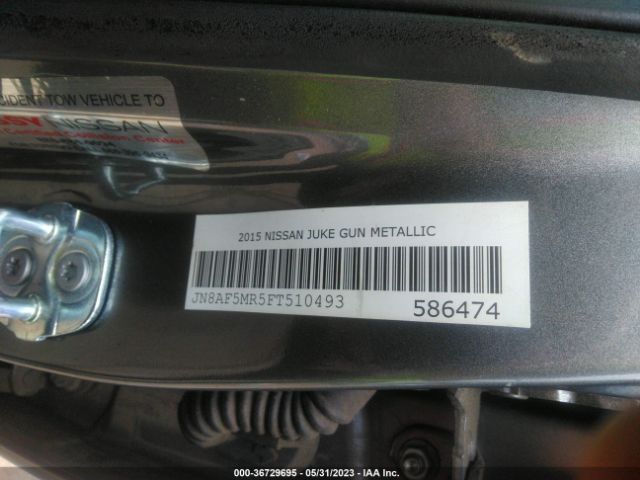 JN8AF5MR5FT510493 Nissan Juke Sv