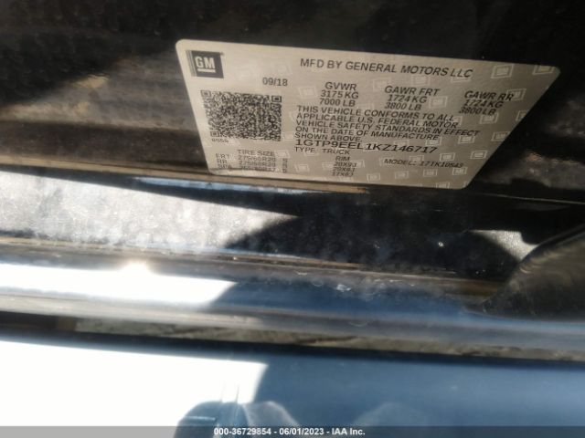 1GTP9EEL1KZ146717 GMC Sierra 1500 At4