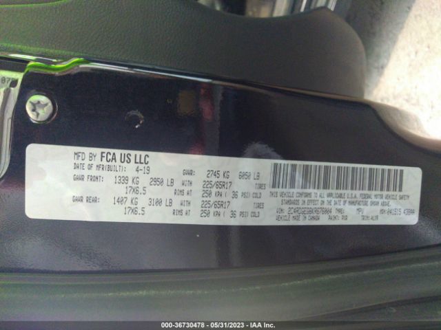 2C4RDGEG6KR676004 Dodge Grand Caravan Gt