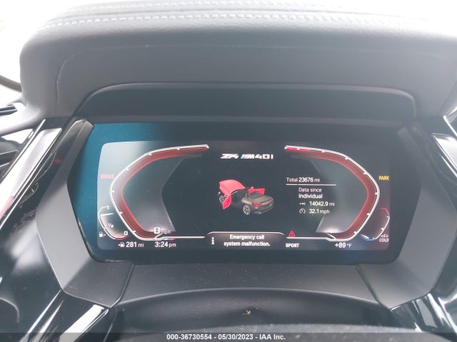 BMW Z4 Sdrivem40i 2022 аукцион фото
