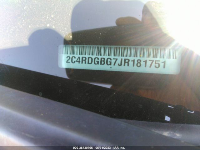 2C4RDGBG7JR181751 Dodge Grand Caravan Se