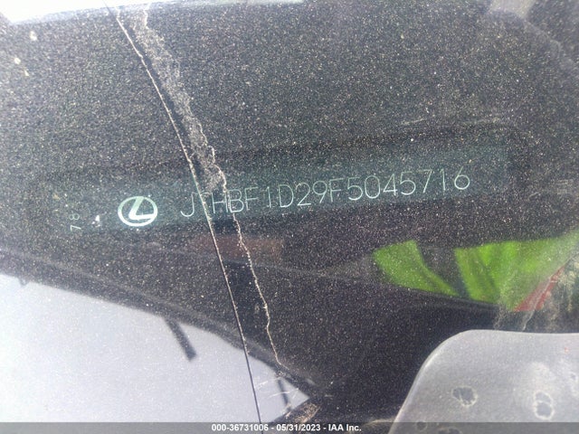 Lexus IS 250 2015 JTHBF1D29F5045716 Image 9
