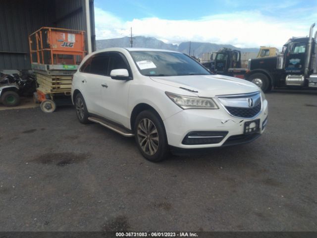 Auction sale of the 2015 Acura Mdx, vin: 5FRYD3H22FB010486, lot number: 36731083