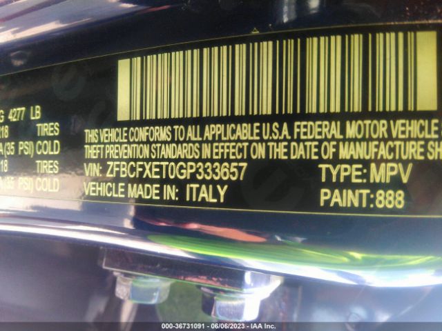 ZFBCFXET0GP333657 Fiat 500x Trekking Plus