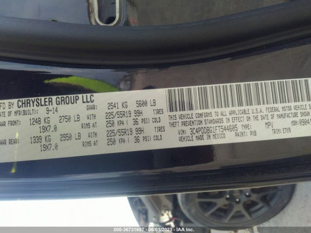 3C4PDDBG1FT544605 Dodge Journey Sxt