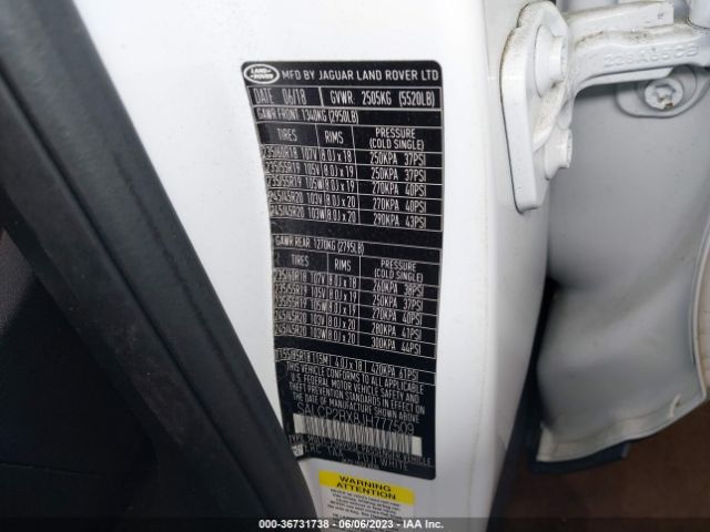 SALCP2RX8JH777509 Land Rover Discovery Sport Se