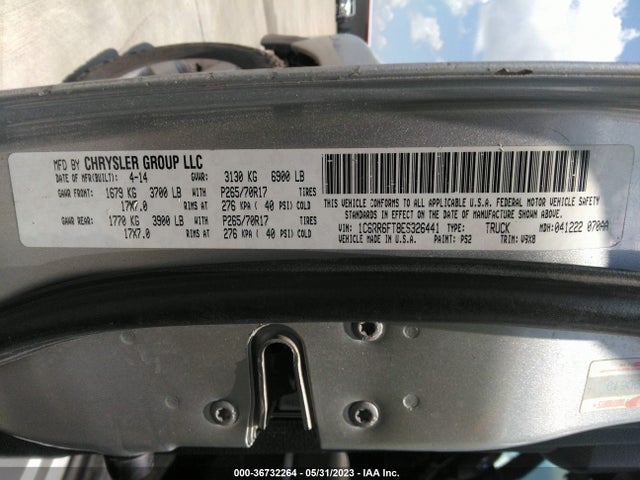 1C6RR6FT8ES326441 RAM 1500 Tradesman