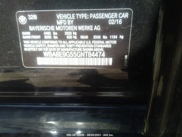 WBA8E9G55GNT84474 BMW 3 Series 328i