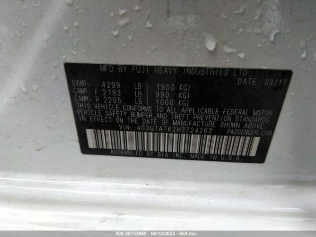 4S3GTAT62H3724262 Subaru Impreza Limited