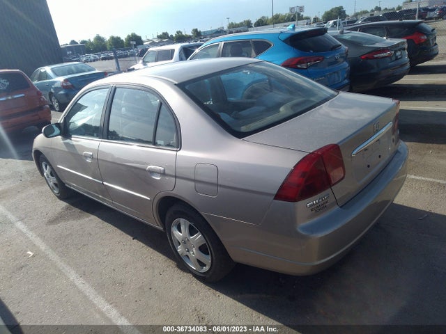 2001 HONDA CIVIC EX VIN: 2HGES26741H596826