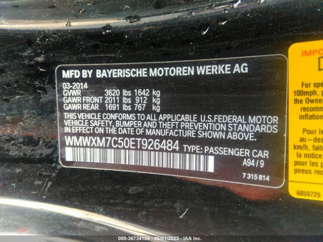 WMWXM7C50ET926484 Mini Cooper Hardtop S