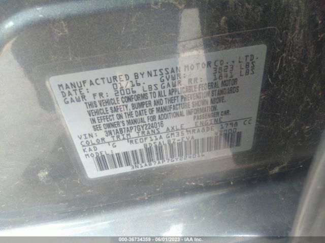 3N1AB7AP7GY224016 Nissan SENTRA S