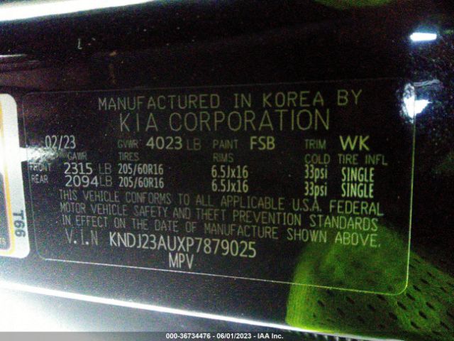 KNDJ23AUXP7879025 KIA SOUL LX
