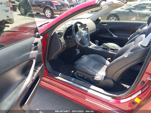 2012 LEXUS IS 250C VIN: JTHFF2C23C2525272