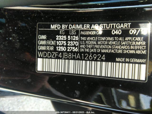 WDDZF4JB8HA126924 Mercedes-Benz E-class E 300