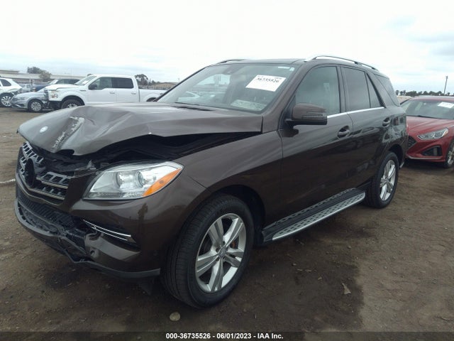2013 MERCEDES-BENZ M-CLASS ML 350 BLUETEC VIN: 4JGDA2EBXDA209617