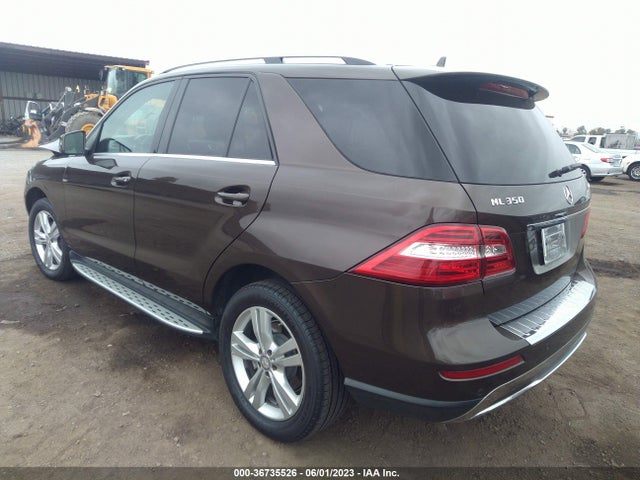 2013 MERCEDES-BENZ M-CLASS ML 350 BLUETEC VIN: 4JGDA2EBXDA209617