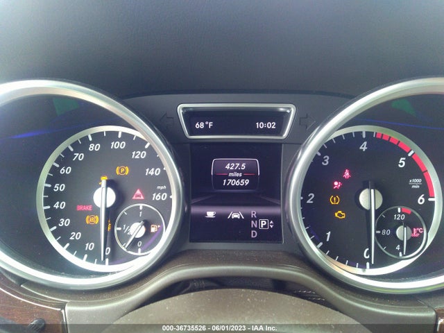2013 MERCEDES-BENZ M-CLASS ML 350 BLUETEC VIN: 4JGDA2EBXDA209617