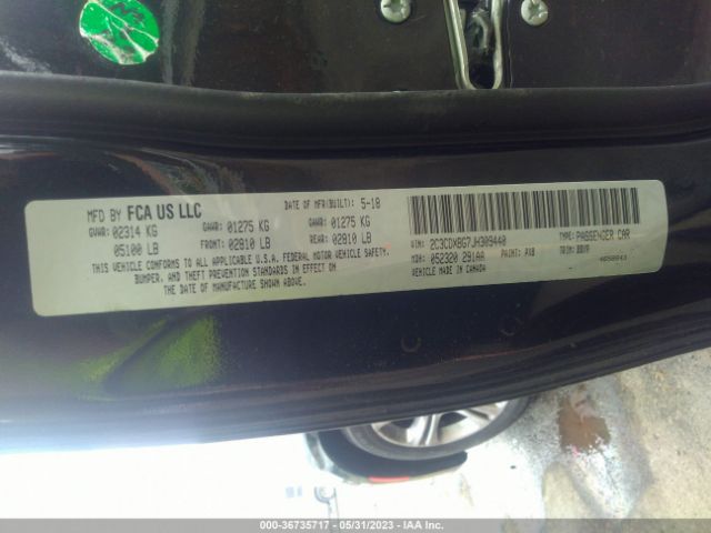 2C3CDXBG7JH309440 Dodge Charger Sxt