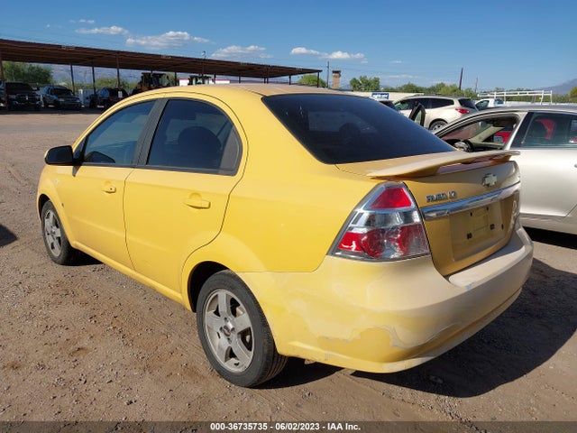2007 CHEVROLET AVEO LT VIN: KL1TG56687B104145