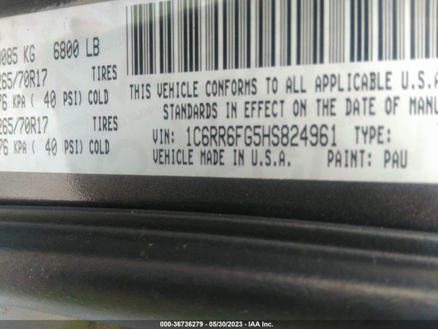 1C6RR6FG5HS824961 RAM 1500 Express